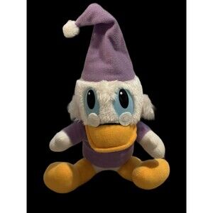 Disney Mickey Mouse Christmas Carol Ebenezer Duck Plush Stuffed Animal 7"